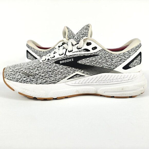 Brooks Adrenaline GTS 23 Women's Size 8 Running Shoes Sneakers Oreo 1203811B112 - Picture 9 of 16